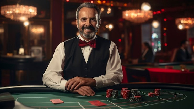 Koprok card table on watitoto resmi with live dealer and community cards